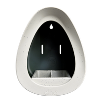 essential vogelfutterhaus 18cm faseriges grau